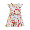 Barbara Cap Sleeve Ruffle Twirl Dress