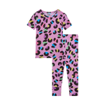Electric Leopard - Short Sleeve Basic Pajama