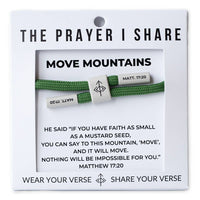 Move Mountains- Christian Cord Bracelet