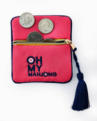 Pink Coin & Dice Bag