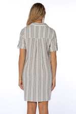 Macey Black Stripe Dress