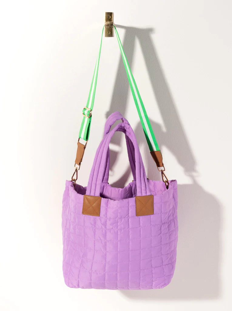 Ezra Quilted Nylon Tote