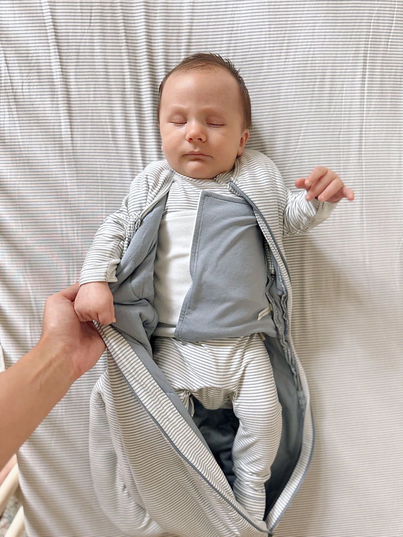 Baby in Swaddle Sleep Bag