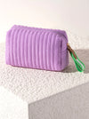 Ezra Large Quilted Nylon Cosmetic Pouch