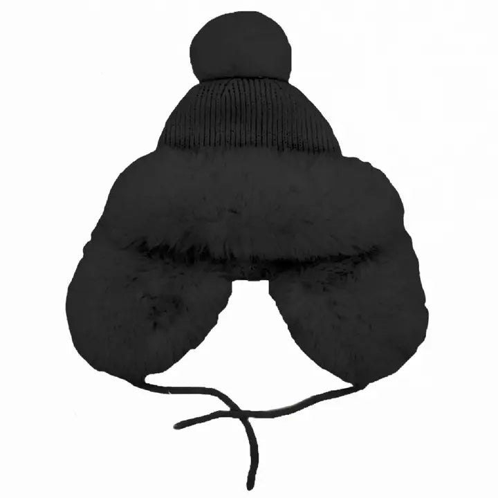 Cc Trapper/Bomber Hat with Faux Fur