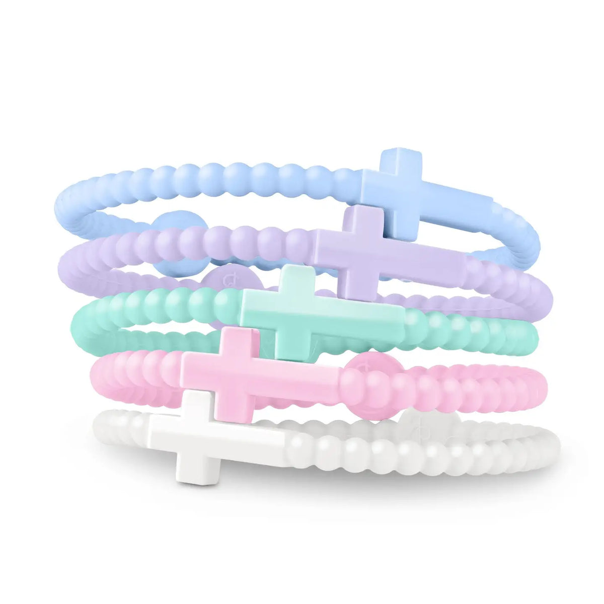 Cotton Candy-Jesus Bracelets - Pack Of 5-XSmall