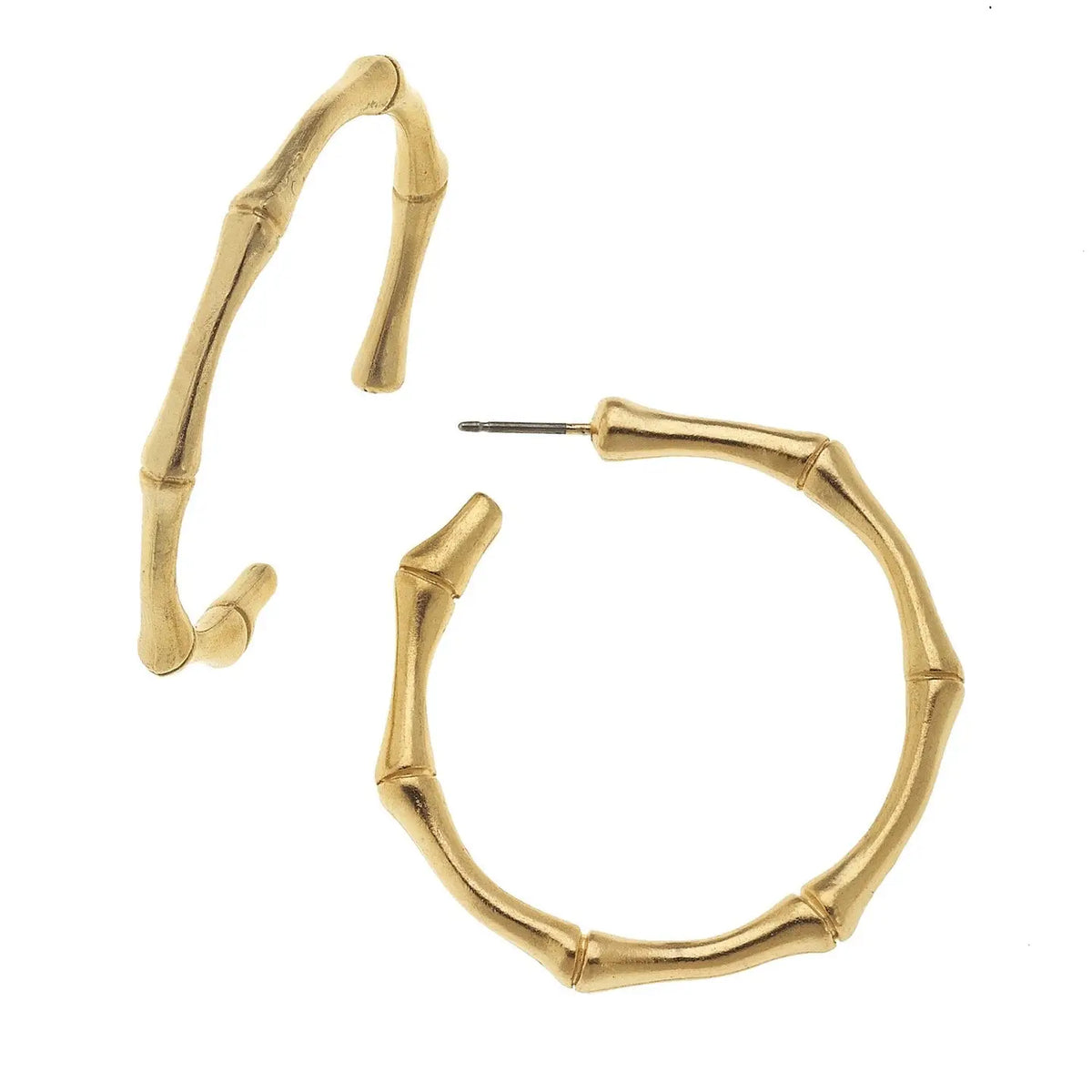 Bamboo Hoops-Gold