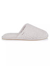 Barefoot Dreams Silver Ice Ribbed Slipper