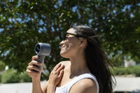 EVent Rechargeable Handheld Fan with Cooling Plate-Gray