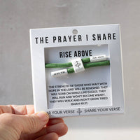 Rise Above Bracelet | Bible Verse Bracelet