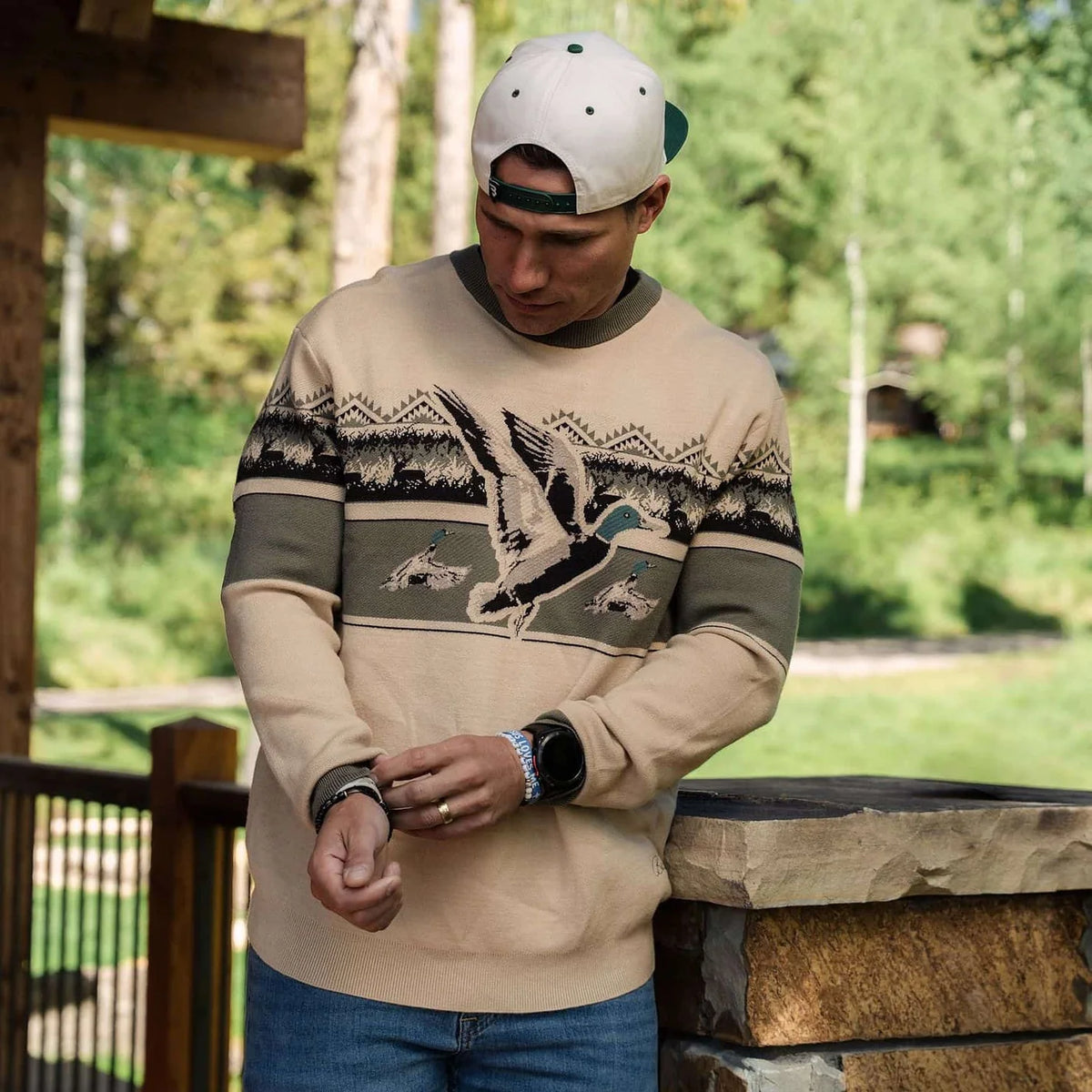 Cabin Sweater - Vintage Duck - Cream