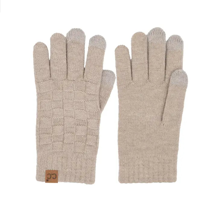 Cc Brand Gloves Weaving Texture Glove