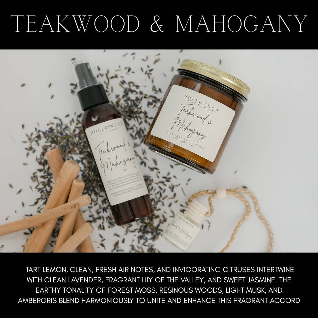 Teakwood & Mahogany- Luxury Liquid Laundry Soap- 16 Ounces