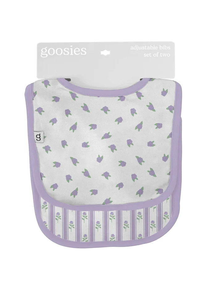 Lilac Buds Bibs (Set Of 2)