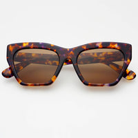 Gia Acetate Cat Eye Sunglasses - Tortoise