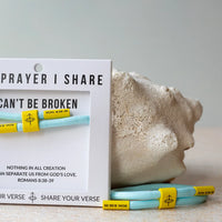 Can't Be Broken Christian Cord Bracelet