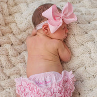 Girls Pink Bow Headband