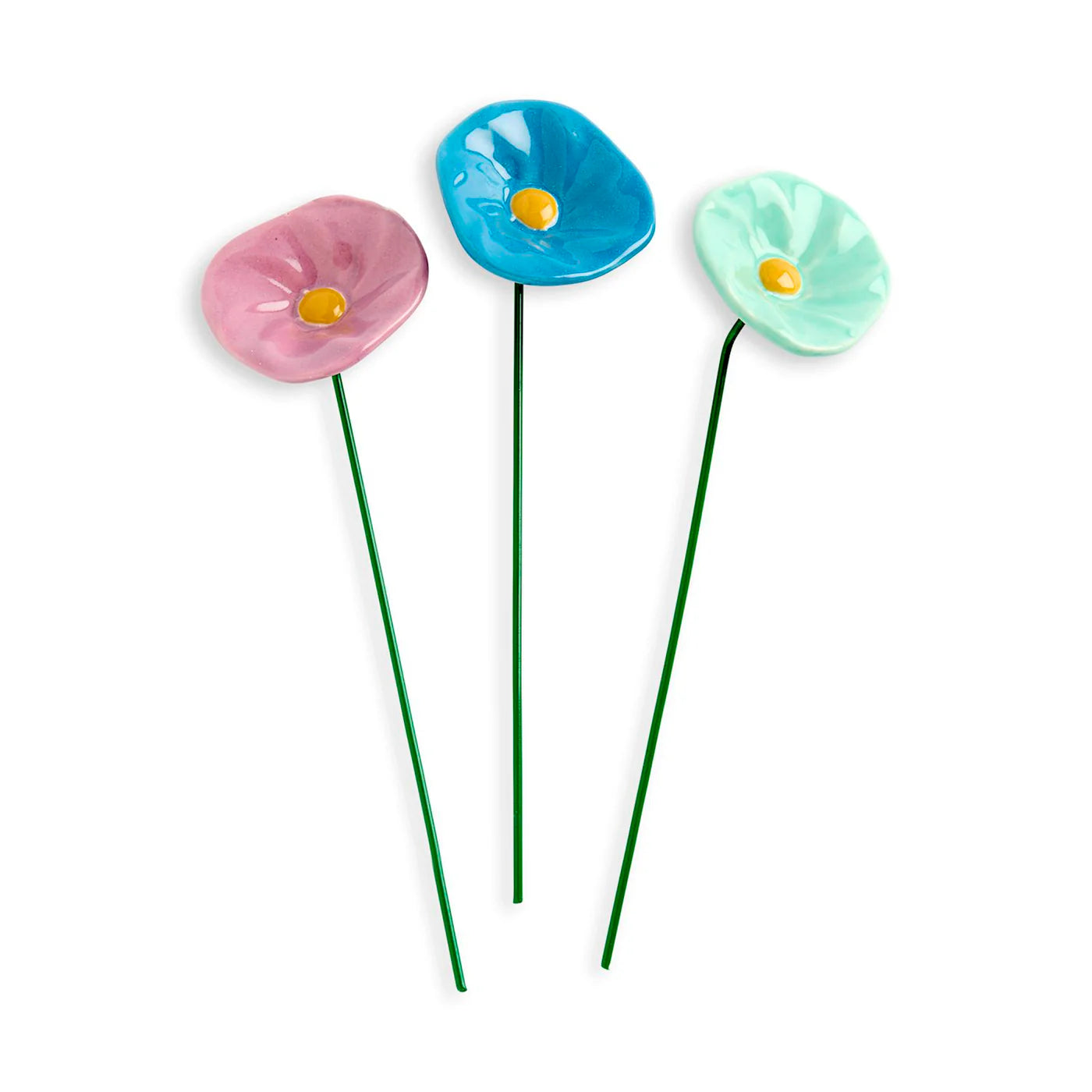 Faith Ceramic Giftable Flowers, Set of 3