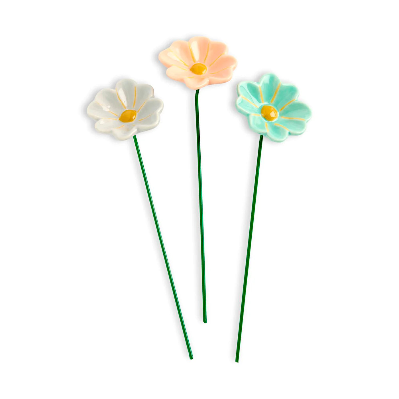 Comfort Ceramic Giftable Flowers, Set of 3