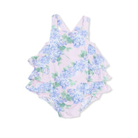 Hydrangeas-Ruffle Sunsuit