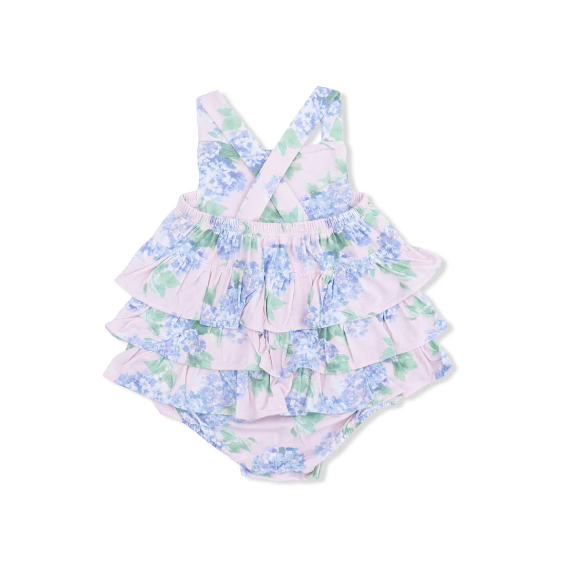Hydrangeas-Ruffle Sunsuit