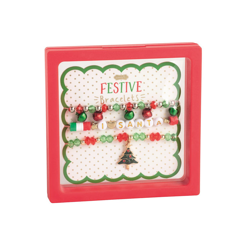 Christmas Beaded Bracelets