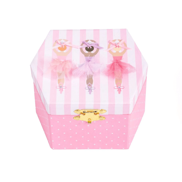 Three Ballerina Jewelry Box