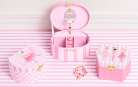 Three Ballerina Jewelry Box