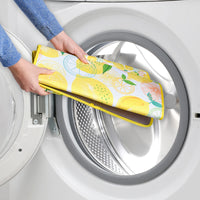 Lemon Plaid Dish Drying Mats