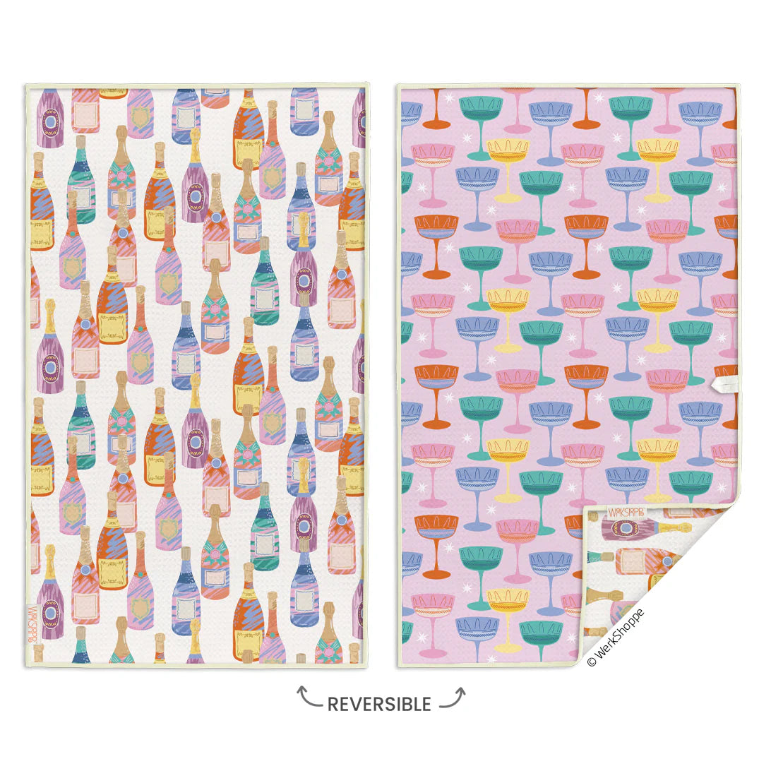 Champs & Coupes Microfiber Kitchen Towel