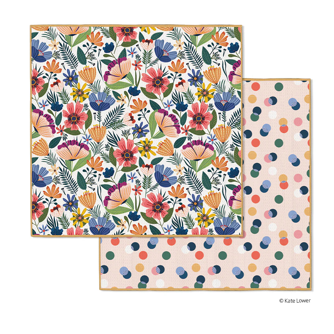 Field of Flowers Microfiber Dishcloths