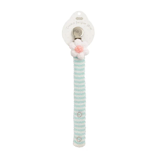 White Flower Crochet Pacy Clip