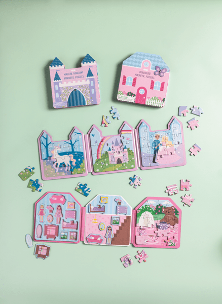 Dollhouse Magnetic Puzzle Book