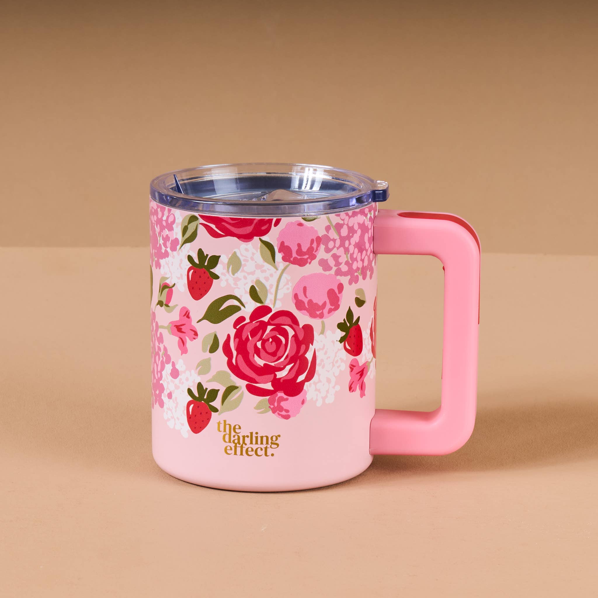 14 oz Insulated Mug-Rose Garden