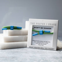 Won't Be Shaken Christian Cord Bracelet