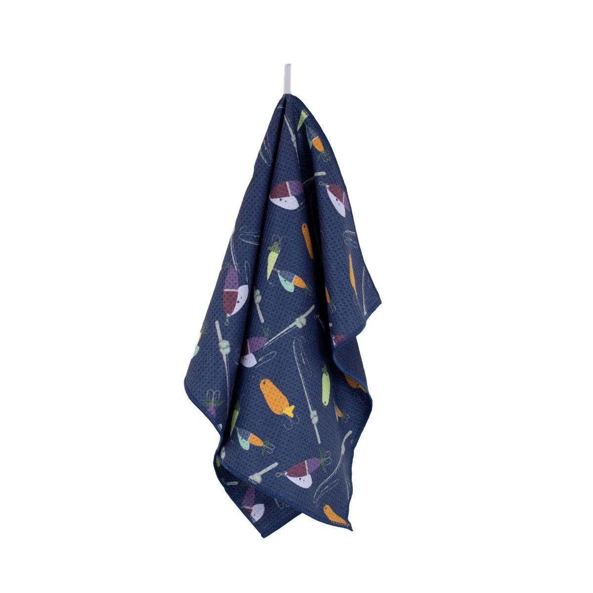 Hook Line And Sinker Waffle Sports Towel
