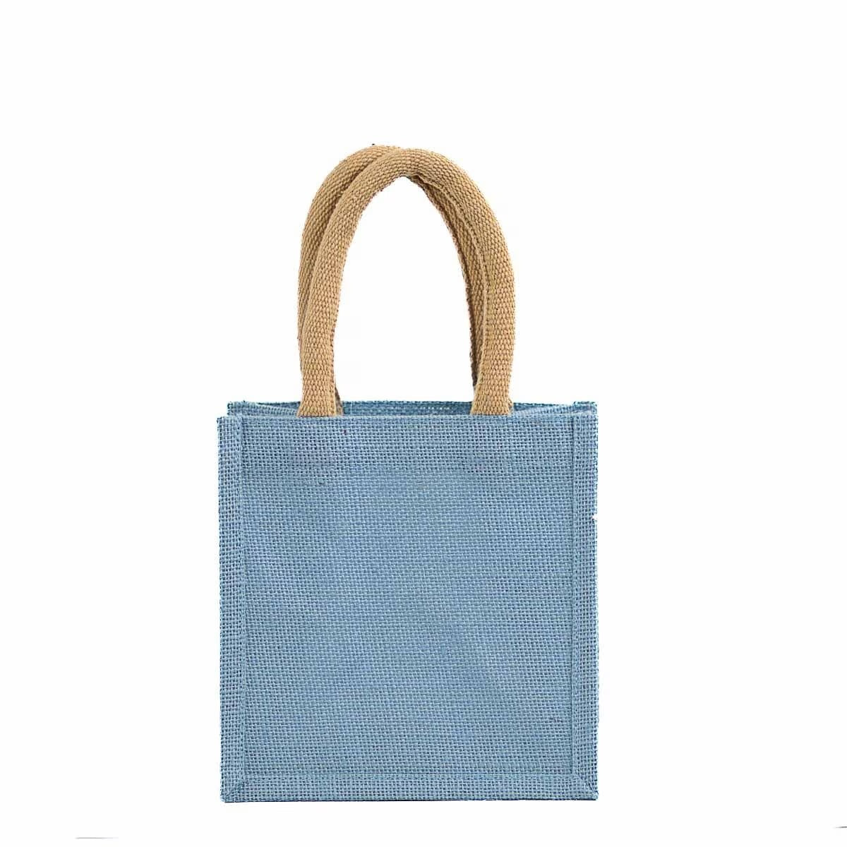 Jute Petite Gift Tote- Palace Blue