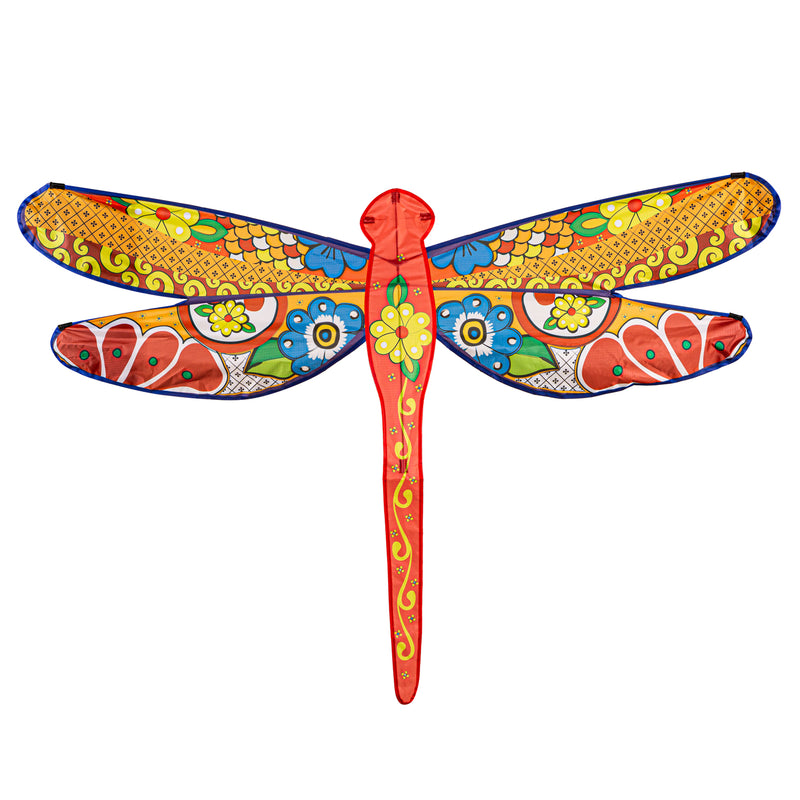 Ever Fliers Fun Floral Dragonfly Kite with Reel