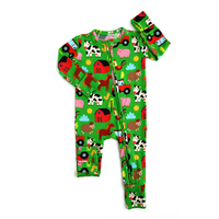 Tanner Farm Animal Zippered One-Piece