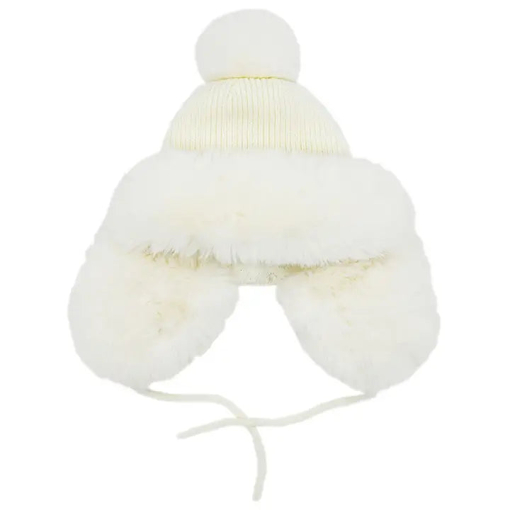 Cc Trapper/Bomber Hat with Faux Fur