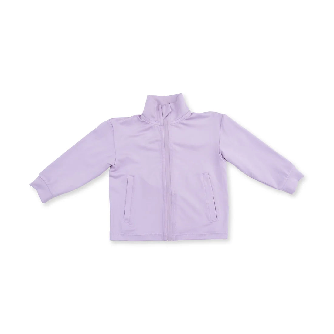 Tiny Tumblers Mock Neck Active Jacket-Lilac