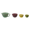 Stoneware Batter Bowl Measuring Cups