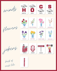 University of Arkansas® Mahjong Tiles
