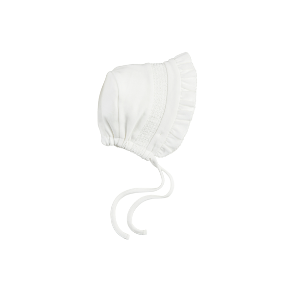 Pink Smocked Bonnet