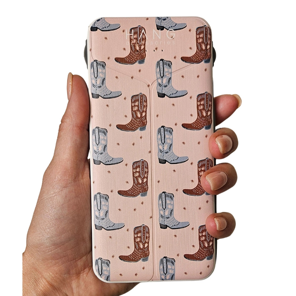 Portable Phone Charging Bank-Boots And Spurs