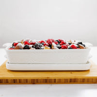 Baker Dish-Woodland White