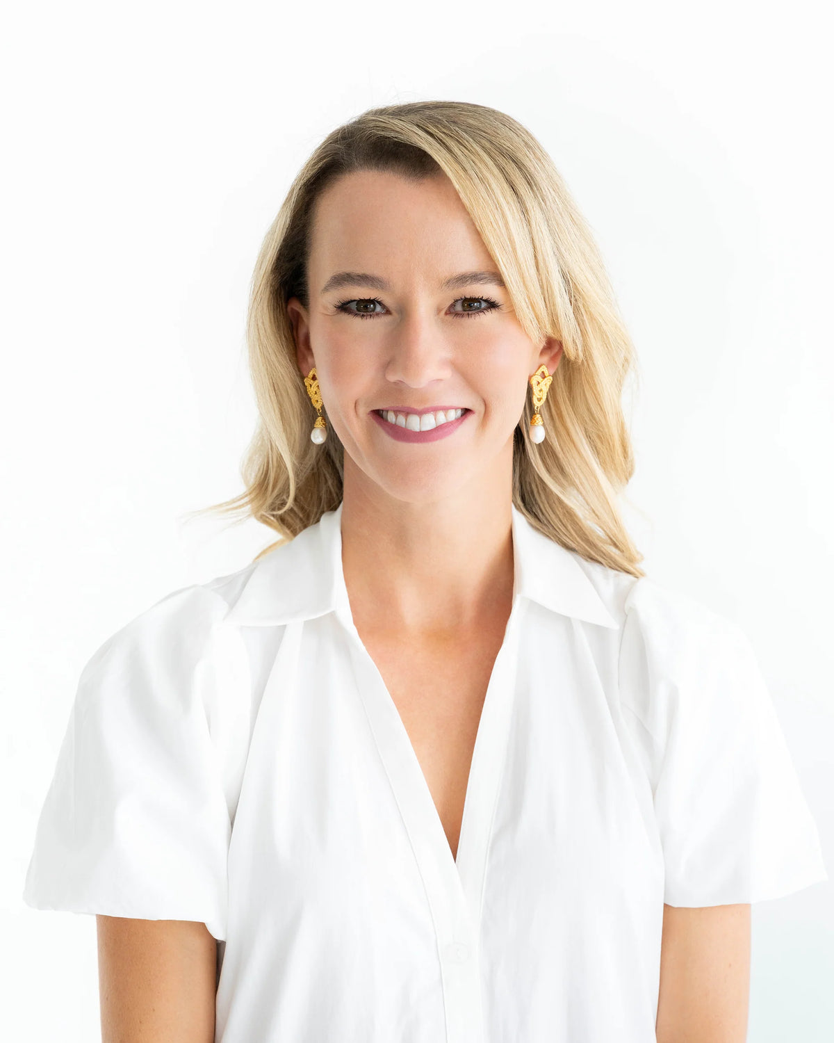 Love Knot Pearl Drop Earrings