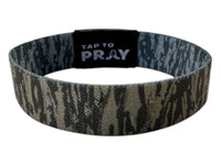 Tap To Pray™ Wristbands - Tree Bark Camo Brown & Grey