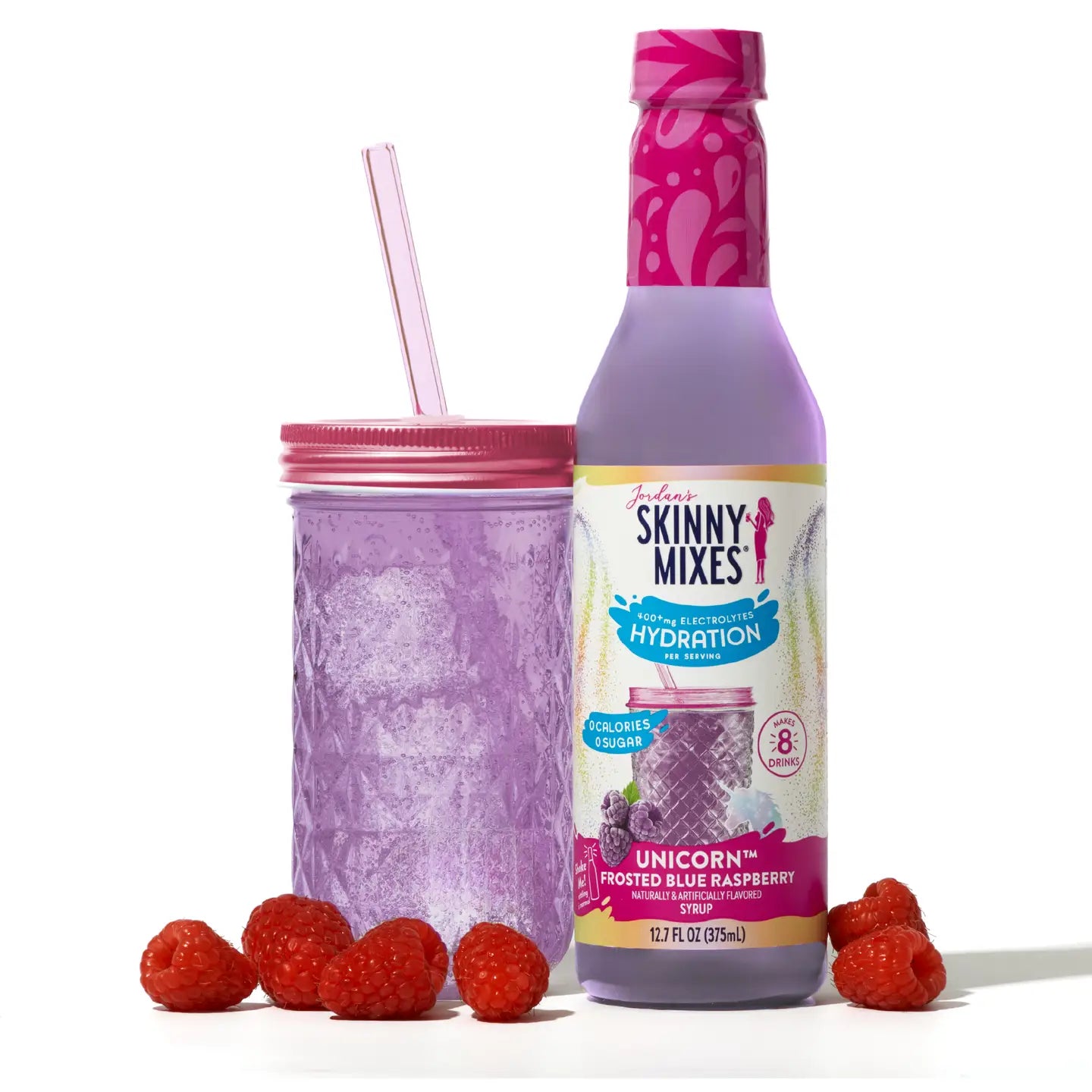 Sugar Free Unicorn Hydration Syrup with Electrolytes - 375 Ml