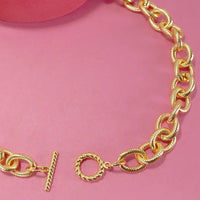 Stainless Steel Tarnish Free Chunky Chain Necklace